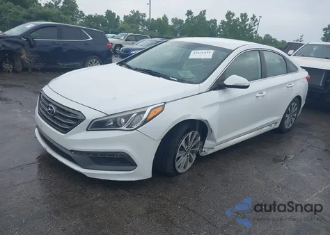2015 Hyundai Sonata Sport из США, поврежденный, VIN 5NPE34AF8FH043732